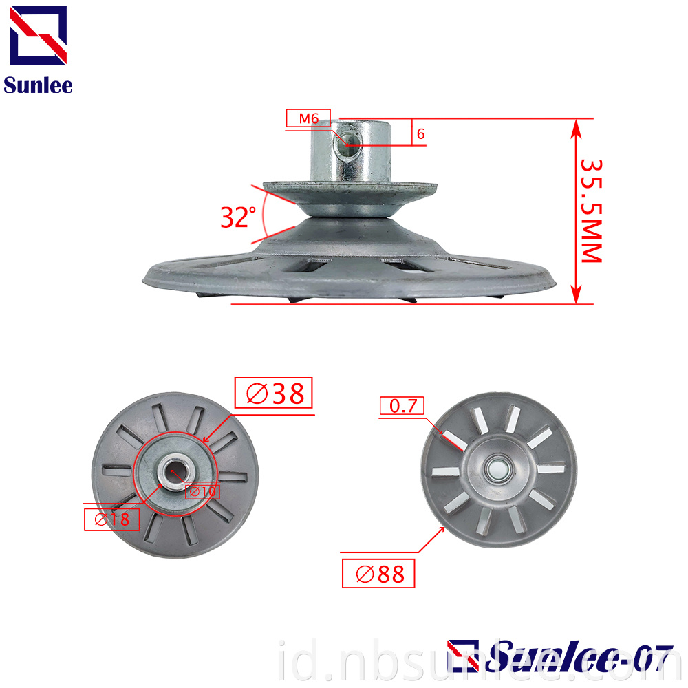 Lightweight Pulley for Semi-automatic Washing machine D88mm